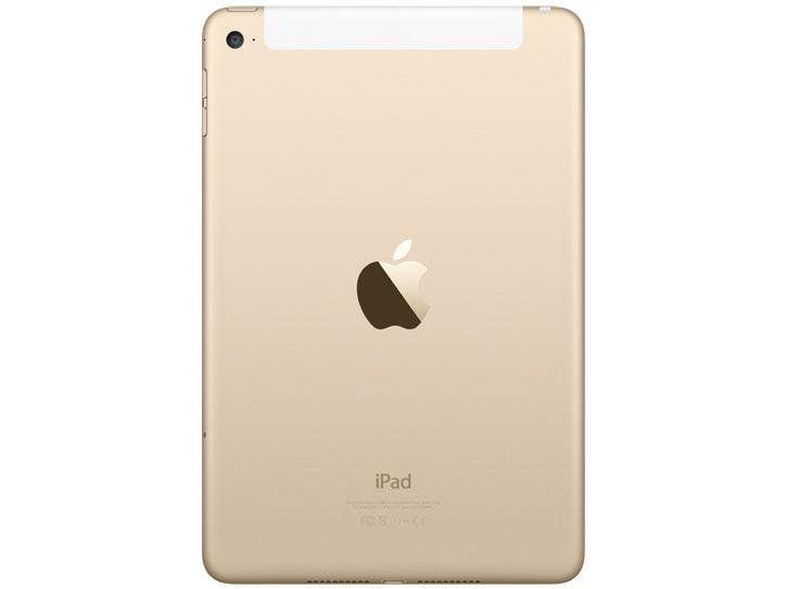 iPad Mini 4 Apple 4G 128GB Dourado Tela 7,9” - Retina Proc. Chip